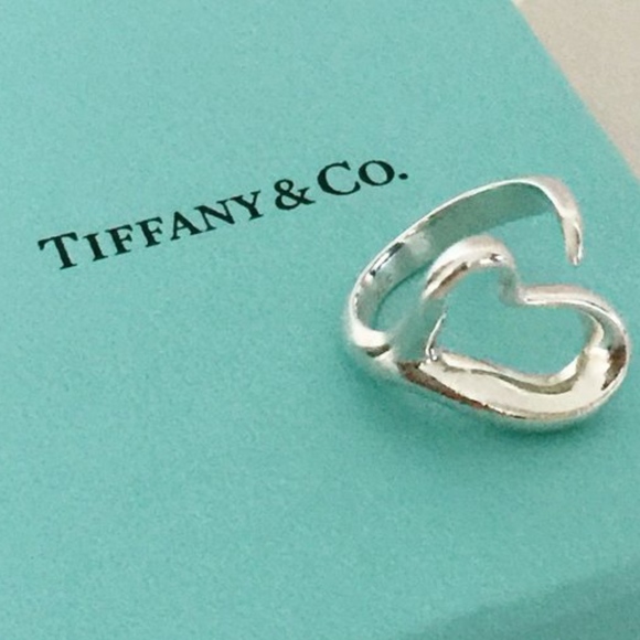 Tiffany & Co. Jewelry - SOLDTIFFANY& CO Elsa Peretti Open Heart Ring